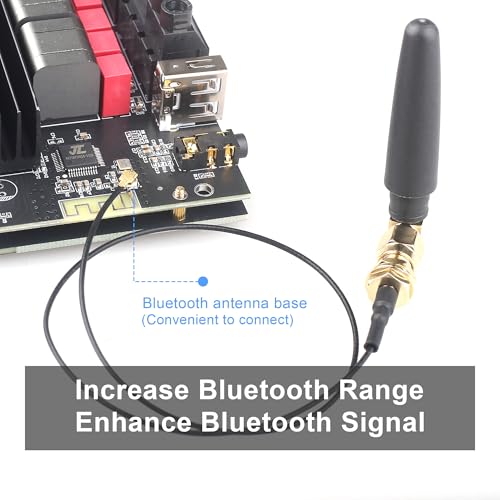 Image of 2.4GHz Bluetooth WiFi Antenna 2dBi SMA Male (Pin) with U.FL to SMA Female Pigtail RF1.13 Cable 30cm for Amplifier Board