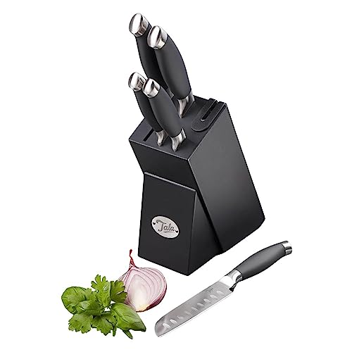Tala 6 Piece Knife Block Set, Superior Steel with Manganese Infus...