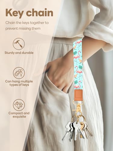 Image of Wristlet Keychain for Women and Men, Key Chain Holder, Wrist Lanyard for Keys