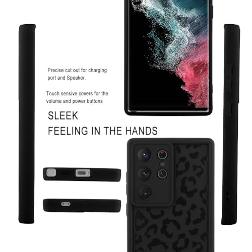 Image of Compatible with Samsung Galaxy S22 Ultra Case, Black