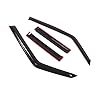 TuningPros Outside Mount Window Vent Visors Rain Guards Compatible with Mitsubishi Montero 1992-2000 | Side Window Wind Deflectors Rain Shields | Smoke Tinted, 4 Pcs Set, DGWV-326 #1