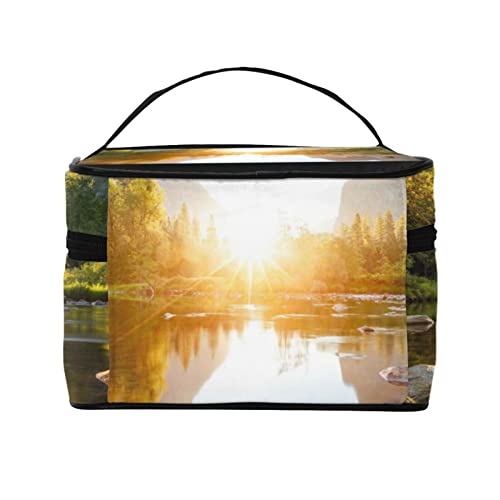 Trousse de maquillage portable et spacieuse avec large ouverture - 2