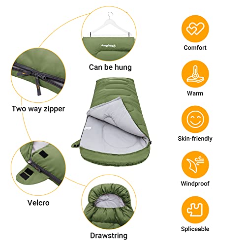 KingCamp Deckenschlafsack für Winter und Outdoor-Aktivitäten