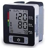 Wrist Blood Pressure Monitor, Wrist BP Monitor for Home Use, Automatic Blood Pre...