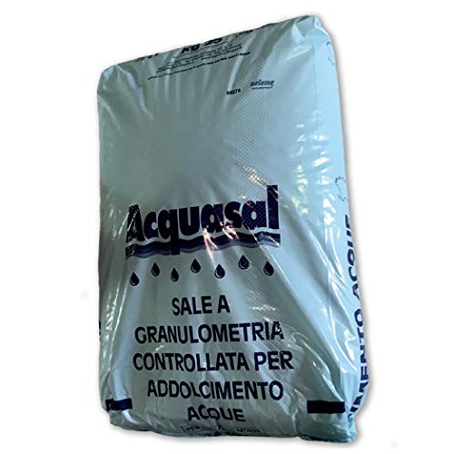 LordsWorld - Acquasal - 25 Kg Sal Marina Secada - Sal Granular para Piscinas - Sal para Sistema de Electólisis Agua Piscina - Para Uso en Piscinas y Suavizadores - Nacl ± 99,9% - 22608-SALE-PISCINA Cover