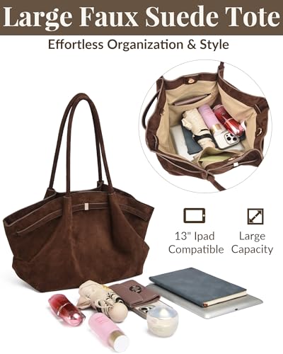 Bolso Tote para mujer Makukke en gamuza sintética miniatura 4