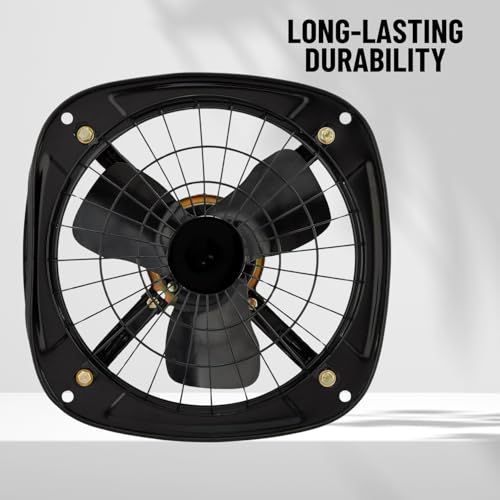 Image of Drumstone [𝟏𝟓 𝐘𝐄𝐀𝐑𝐒 𝐖𝐀𝐑𝐑𝐀𝐍𝐓𝐘 High-Speed Exhaust Fan - 3 Heavy-Duty Blades, Rust-Resistant Body, Consistent and Efficient Air Delivery, Perfect for Modern Homes and Small Spaces