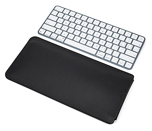 Funda de piel sintética para teclado mágico inalámbrico Apple A2449 A2450 2021/Magic Keyboard 2 MLA22LL/A A1644, accesorios de teclado Apple iMac de 24 pulgadas 2021, color negro
