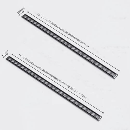 Cache-grille de ventilation en alliage d'aluminium 2x - 3