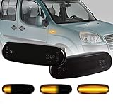 【Tecnología LED de desplazamiento secuencial】 Esta intermitentes lateral dinámicos mejora la seguridad del tráfico: indica la dirección de viaje del vehículo, y la señal de luz utiliza un método de giro y parpadeo para indicarle al vehículo que gire a la izquierda o a la derecha para atraer la atención de otros vehículos y los peatones tiran y mejoran la seguridad del vehículo, buen rendimiento de advertencia de seguridad.