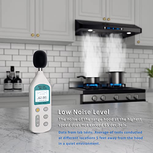 Iktch 30 Inch Black Range Hood 900 Cfm, Under Cabinet Stainless Steel Kitchen Vent Hood With 4 Speed Gesture Sensing&Touch Control Panel(Ikc01-30-Bss) #TOP3