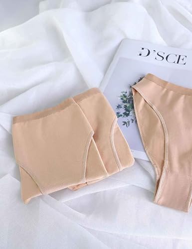 Daydance Girl's Women's Ballet Briefs Tan Cotton Seamless Dance Underwear for Gymnastics, Daily Life3