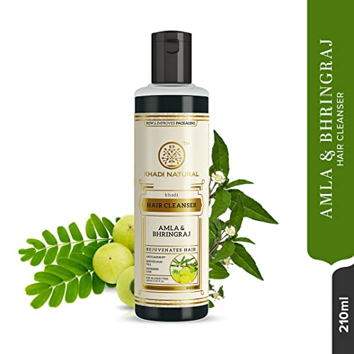 Khadi Natural Amla & Bhringraj Hair Cleanser(Shampoo) | Hair Cleanser with Natural Ingredients | Anti-Dandruff Shampoo | Anti-Hair Fall Shampoo |... - Image 6