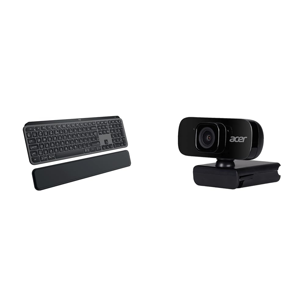 Logitech MX Keys S & Acer FHD Conference Webcam