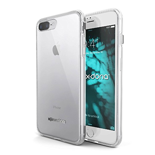 X-Doria iPhone 7 Plus Case, ClearVue Series - Protective Shell, Shock-Absorbing Case for Apple iPhone 7 Plus, [Clear]