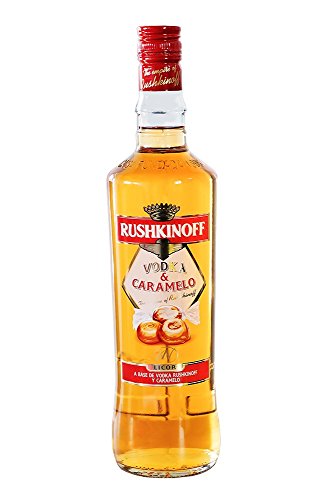 Rushkinoff Vodka & Caramelo, 6er Pack (6 x 1,0 l) Cover