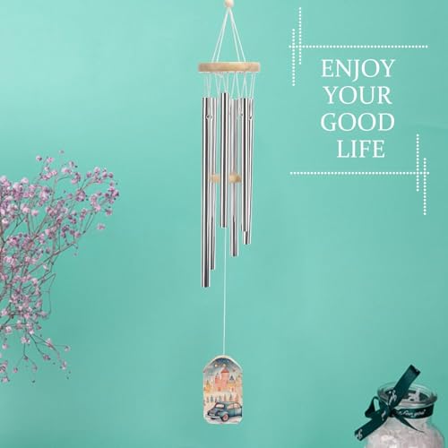 Carillon à vent pour jardin suspendu aux notes apaisantes