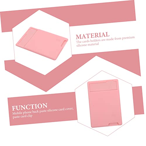 UKCOCO 8 Peças Titular Do Cartão De Silicone Para Celular Smartphones Telefones Inteligentes Caixa D
