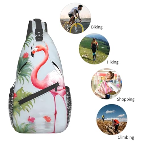 Bolso bandolera cruzado para hombre y mujer color negro miniatura 6