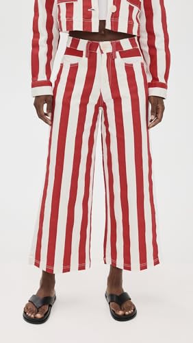 English Factory Women's Bold Stripe Jeans2