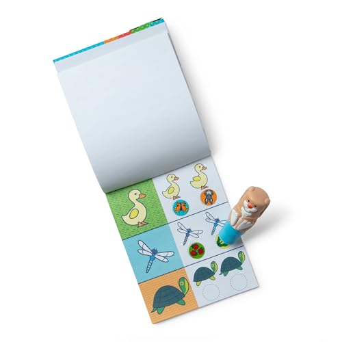 Image of Melissa & Doug Sticker Wow! 24-Page Activity Pad and Sticker Stamper, 300 Stickers, Arts and Crafts Fidget Toy Collectible Character - Ice Cream - for Kids Ages 3+ - FSC Certified (Pack of 8)