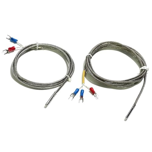 Sensor de temperatura con cable trenzado metálico y amplio rango de -50~450 ℃