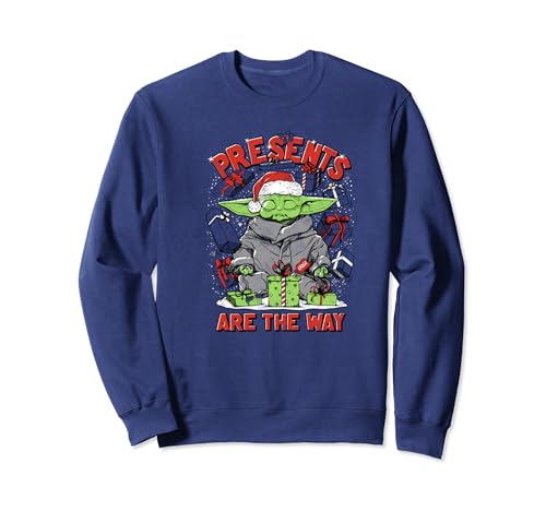 Sweat Star Wars Grogu de Noël pour fan du Mandalorian