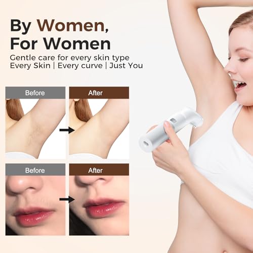 Lady Shavers For Women, Bikini Trimmer Women 5-In-1, Electric Razor With Led Power Display, Dry And Wet IPX7 Waterproof, For Bikini, Underarms, Legs, Nose, Eyebrow, Usb Charging Station, Pain-Free - 9