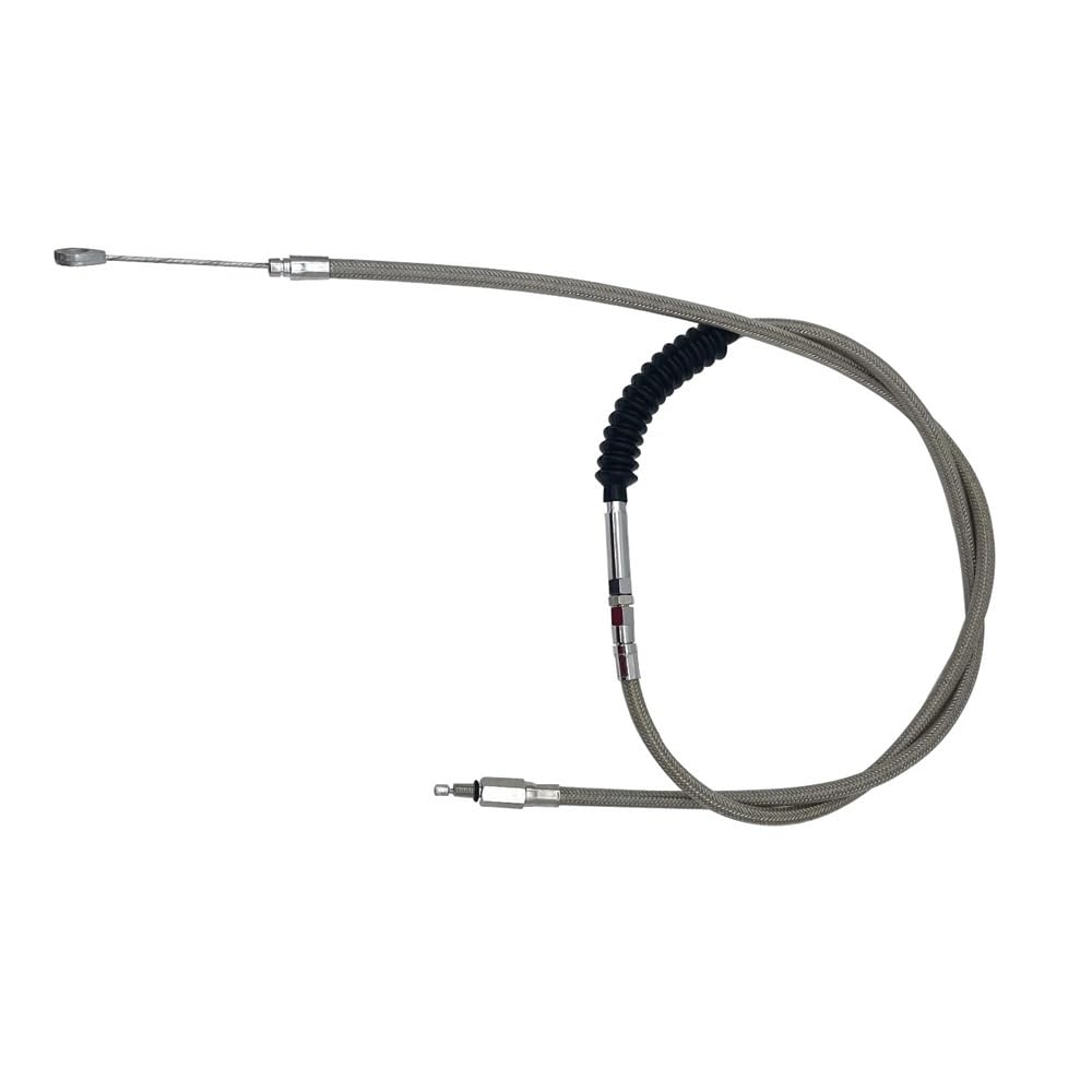 Cable de embrague trenzado acero inoxidable, 160CM, 63 ", para Touring para Softail para Dyna para Sportster XL 883 1200 1990 y posteriores