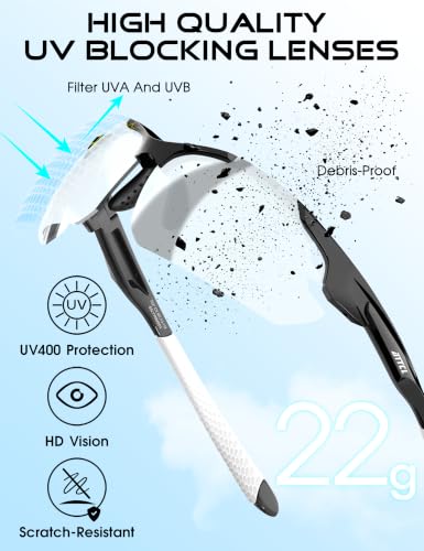 ATTCL TR90 Polarized Running Sunglasses