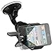 Importer520 Clipper Car Mount Universal Vehicle Swivel Holder For Samsung Galaxy Note 3 2 Galaxy S5 ACTIVE S4 ACTIVE S3 MINI Apple iPhone 4 5 5S 5C 6 6 Plus 4.7 5.5;LG Optimus G3 G2,G Flex,G Pro 2 HTC One M8/ACE M7 M4,Mini 2