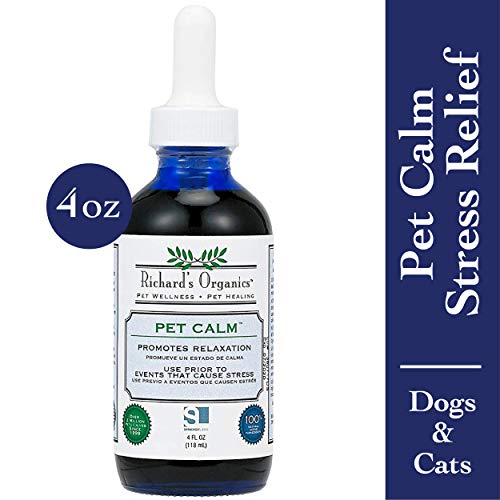 Richard's Organics Pet Calm - Naturally Relieves Stress and Anxiety in Dogs
