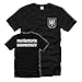 Militärischer Brandschutz MilBrdSch Bundeswehr Feuerwehr BW BwFw T Shirt #35249, Größe:5XL, Farbe:Schwarz