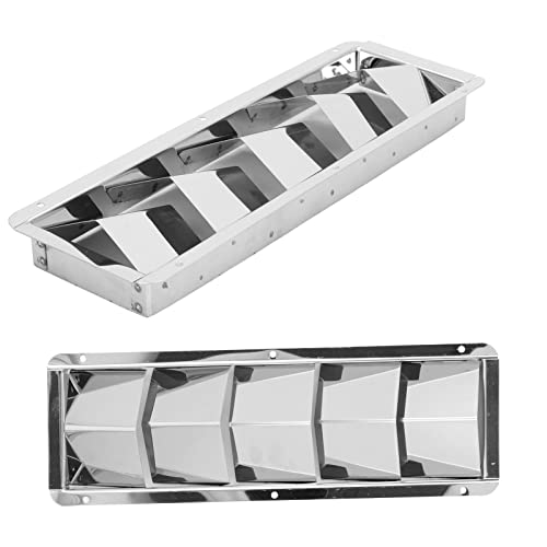 5 Slots para Barco Com Veneziana Retangular Anticorrosão Antiferrugem Barco de Ventilação de Aço Ino