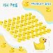 Halinuia 100 Stück Mini Harz Enten, Mini Resin Duck Kleine Figuren Mini Enten Figuren Kleine Ente Miniatur Figuren Niedliche Ente Dekoration für DIY Aquarium Garten Landschaft Puppenhäuser