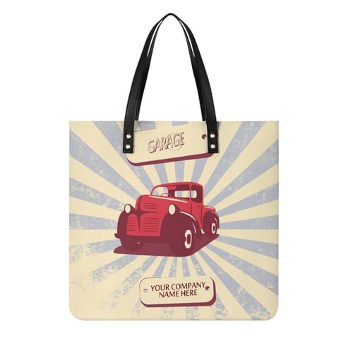 Sac à main shopper voiture rétro : finissez-en avec le manque de place grâce au tote bag 39x39