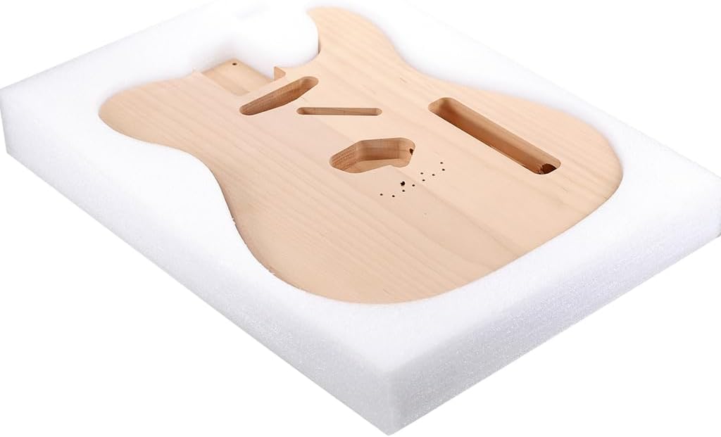 Unfinished Electric Guitar Body Alder Wood for TL Electric Guitar Replacement Part Perfect for Custom Your Own Electric Guitar GSB37