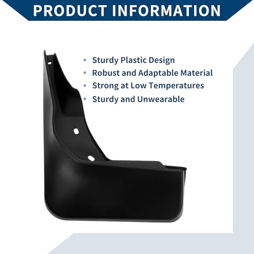 Image of Mud Flaps Splash Guards W /Mount Accessories for Mercedes-Benz GLA 220 /200 (without Pedal) 2014-2019 Front and Rear Mud Guards 1 Set