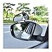 Car Mirror 360 Degree Adjustable Wide Angle Side Rear Mirrors Blind Spot Snap Way Parking Auxiliary Rear View Mirror(Black-Left)