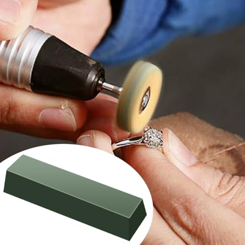 Buffing Polishing Cutting Compounds 10.5 Oz, 2Pcs (5.29oz Each), Polishing Compound Fine Green Buffing, Medium White Buffing Compound, Aluminum Stainless Steel Jewelry Leather Stropping Compound - Image 3