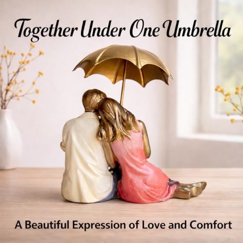 Image of ARMONIA Eternal Romantic Couple Showpiece | European Polystone Love Figurine Home Decor | Best Valentine's Day Gift for Girlfriend, Wife & Couples | Wedding & Gift Item