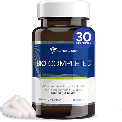 Gundry MD Bio Complete 3, 3-in-1 Probiotics, Pre & Postbiotics, 30 Servings