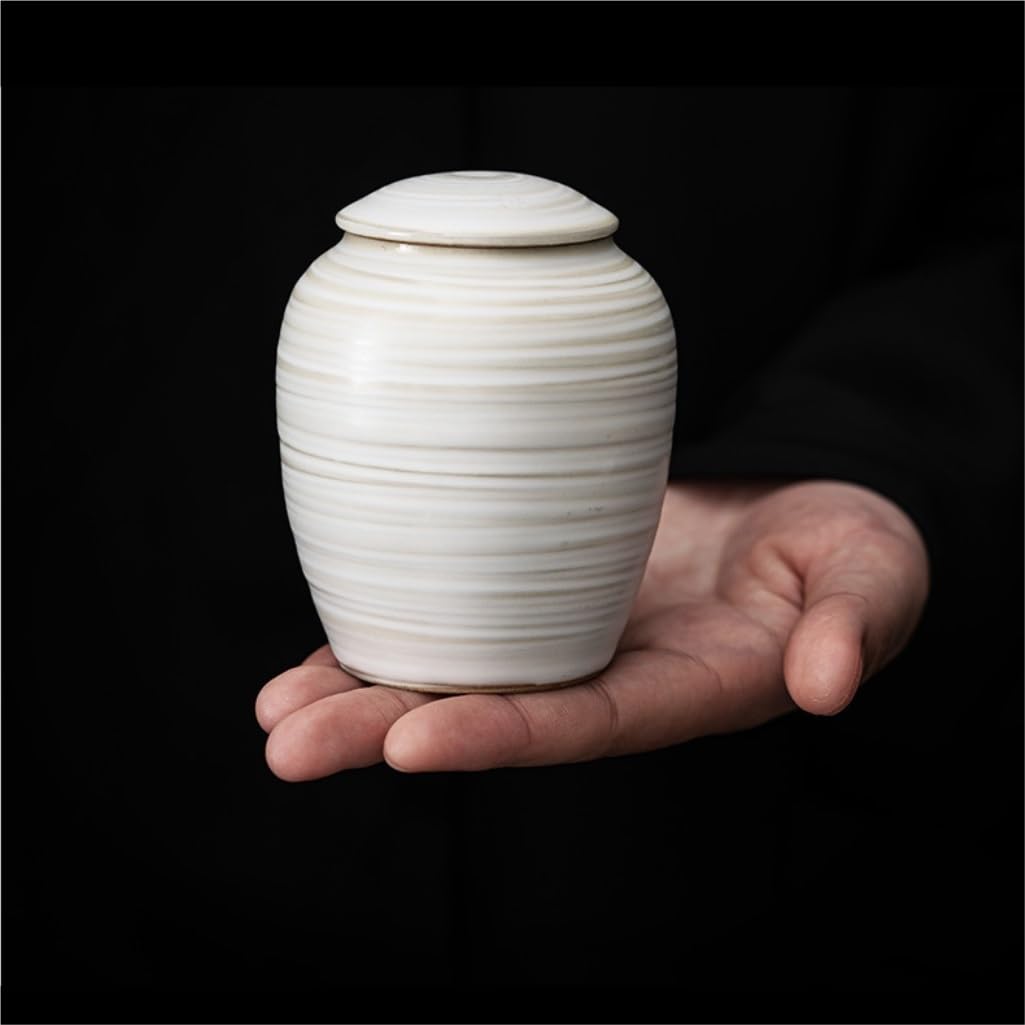 LYGSWDB Słoik na cukier ceramiczny luzem słoik do przechowywania herbaty gospodarstwa domowego słoik na herbatę przechowywanie słoik na herbatę chiński magazyn herbaty przenośny mały słoik do