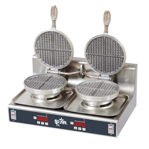 Star SWBD Double Round Waffle Maker
