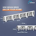 Broom Holder Wall Mount Mop Hanger Tools organizer 4Racks 5Hooks - Image 2