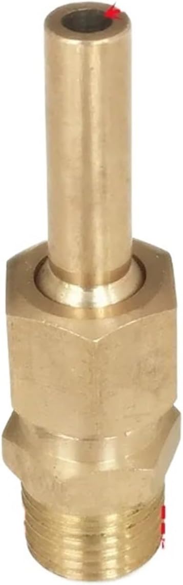 (10PCS A Pack) 1/8" 1/4" 3/8" 1/2" 3/4" Brass Gushing Spray Fountain Nozzles for Garden Pond Pool Rotating Fountain Nozzle for Home Garden(1l4)