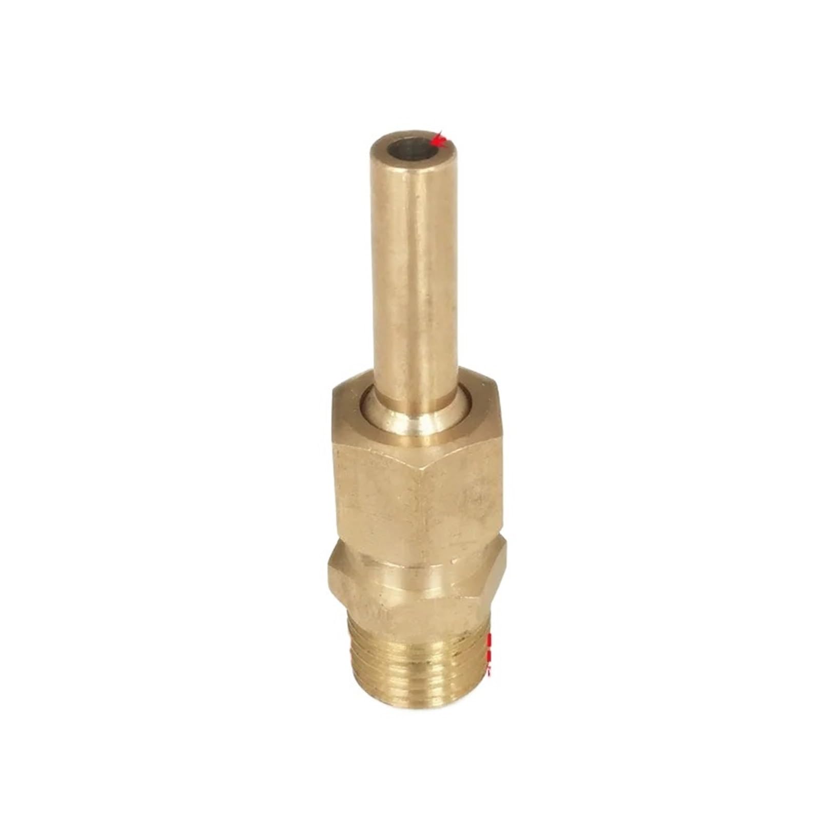 LINYpA66 Fountain Nozzle Head (10PCS A Pack) 1/8" 1/4" 3/8" 1/2" 3/4" Brass Gushing Spray Fountain Nozzles for Garden Pond Pool Rotating Fountain Nozzle(1l4)