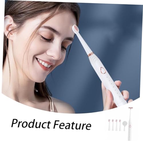 FOMIYES Elektrische Zahnbürste Gesichtsreinigungsbürste Tragbar Niedriger Bürste Aufladen Angenehme Intensität – Bild 7