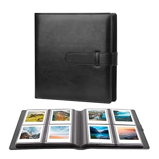 álbum de fotos de 288 bolsillos para la cámara instantánea Fujifilm Instax Square SQ1/SQ6/SQ10/SQ20/SQ40 y el film Kodak Mini Shot 3, que puede guardar fotos de 3x3 pulgadas (Negro) | Ya disponible en tu tienda friki favorita! En mundofriki.es!