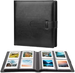 256 Pockets Photo Album for Fujifilm Instax Square SQ1/SQ6/SQ10/SQ40 Camera, Kodak Mini 3 Square,Mini Shot 3 Square, Mini Shot 3 Square Printer, Album for Instax Square Photo, Kodak 3x3" Photo (Black)